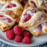 Easy Raspberry Danish with Puff Pastry