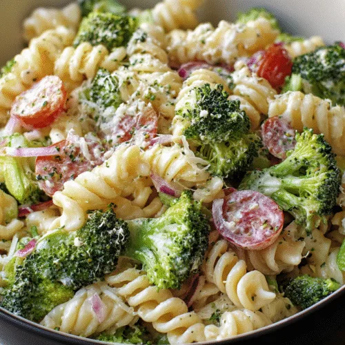 Fresh Broccoli Pasta Salad