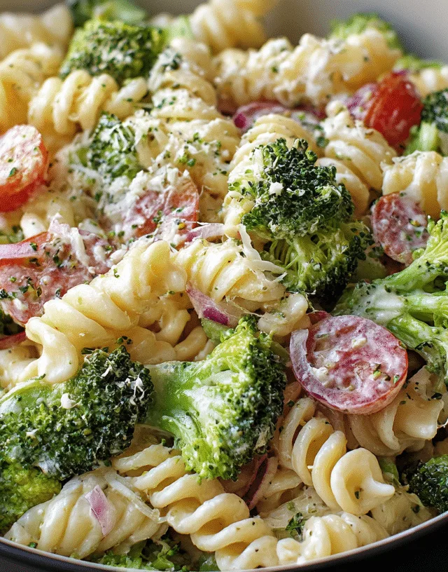 Fresh Broccoli Pasta Salad