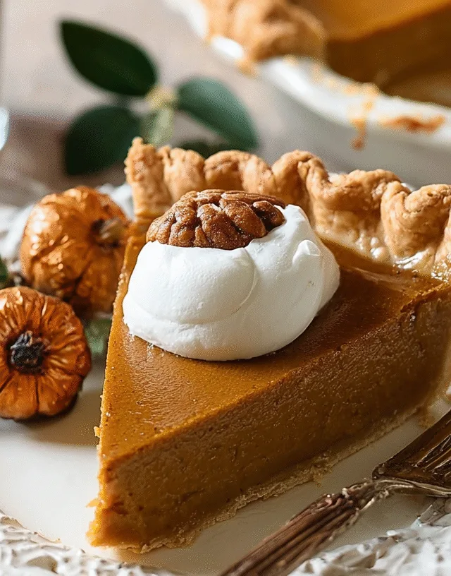 Brown Butter Pumpkin Pie