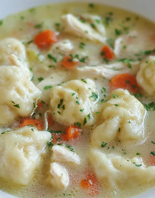 Chicken Dumpling Soup