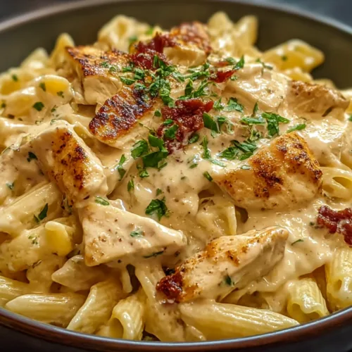 Creamy Boursin Chicken Pasta