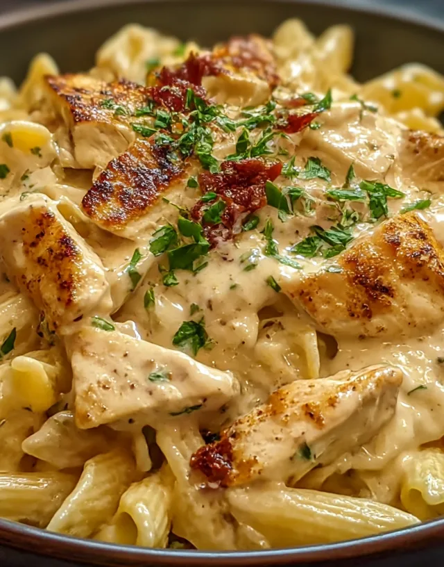 Creamy Boursin Chicken Pasta