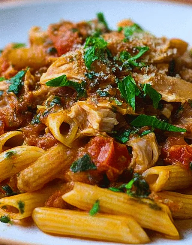 Savory Italian Chicken Pasta Delight