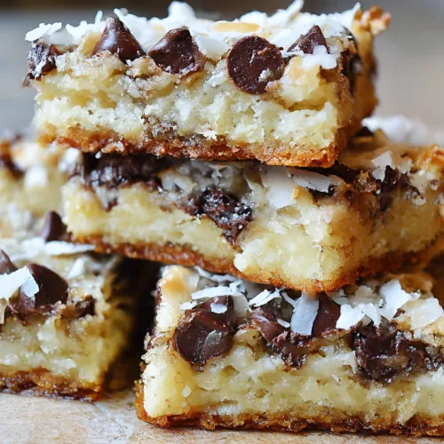 Magic Cookie Bars with Condensed Coconut Milk