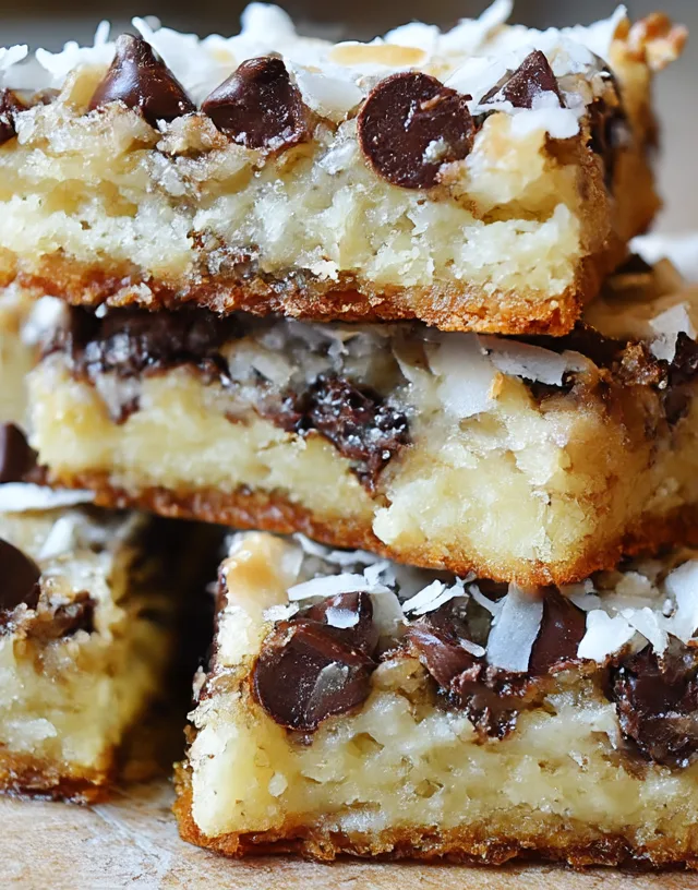 Magic Cookie Bars with Condensed Coconut Milk
