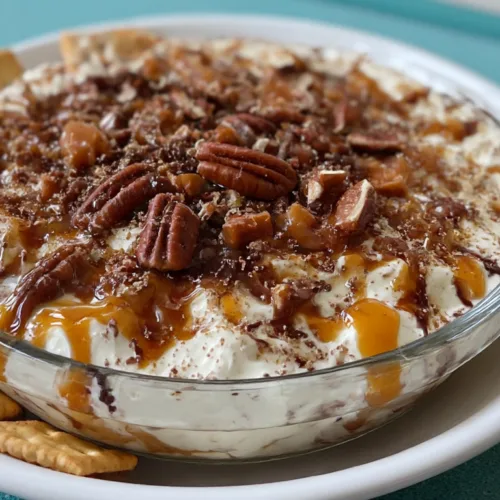Turtle Cheesecake Dip