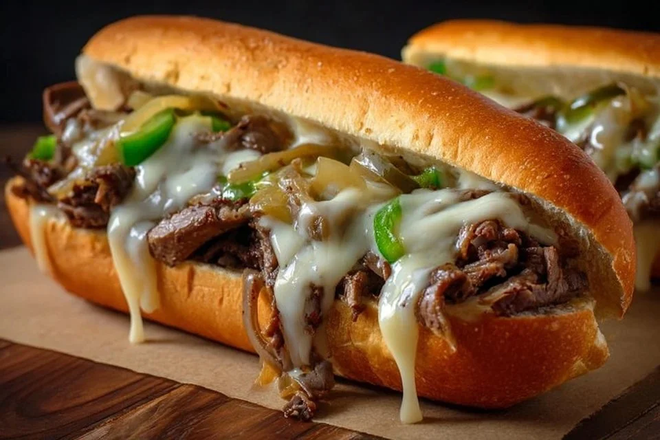 Delicious keto-friendly Blackstone Philly Cheesesteak served on a plate