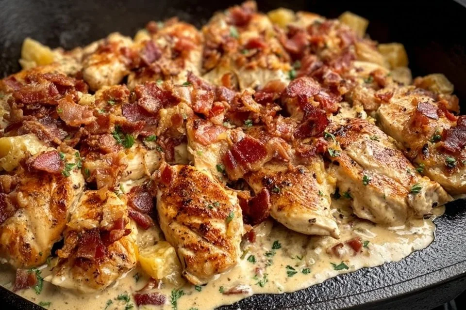 Blackstone Chicken Bacon Ranch Skillet