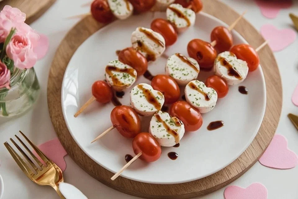 Delicious snacks and dishes for a Galentine's Party celebration
