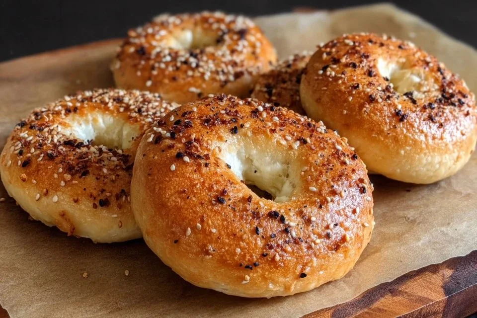 Greek Yogurt Bagels