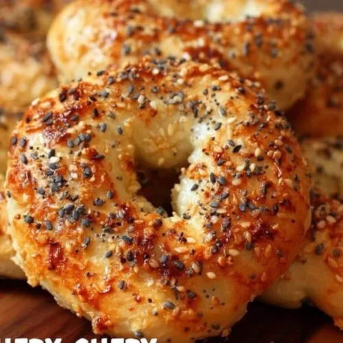 Freshly baked Greek yogurt bagels ready to enjoy, offering a rich source of protein.