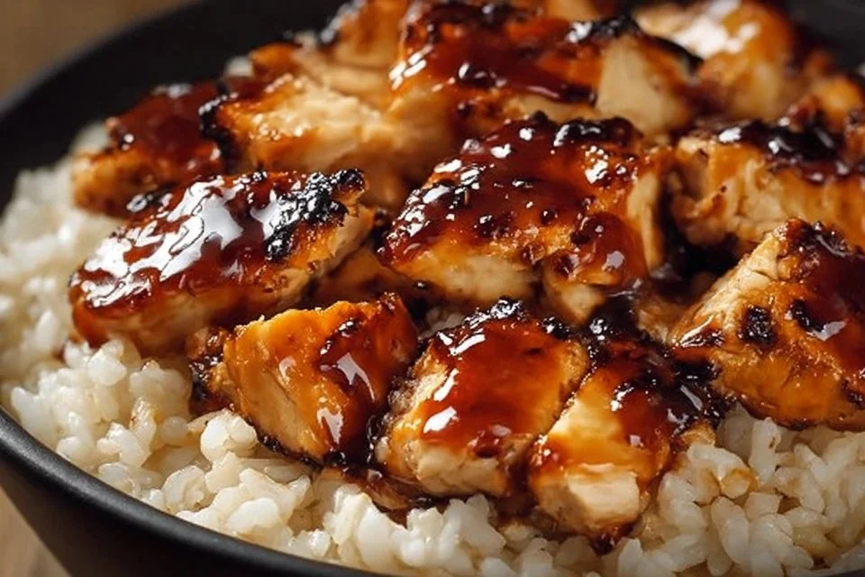 Honey BBQ Chicken Rice