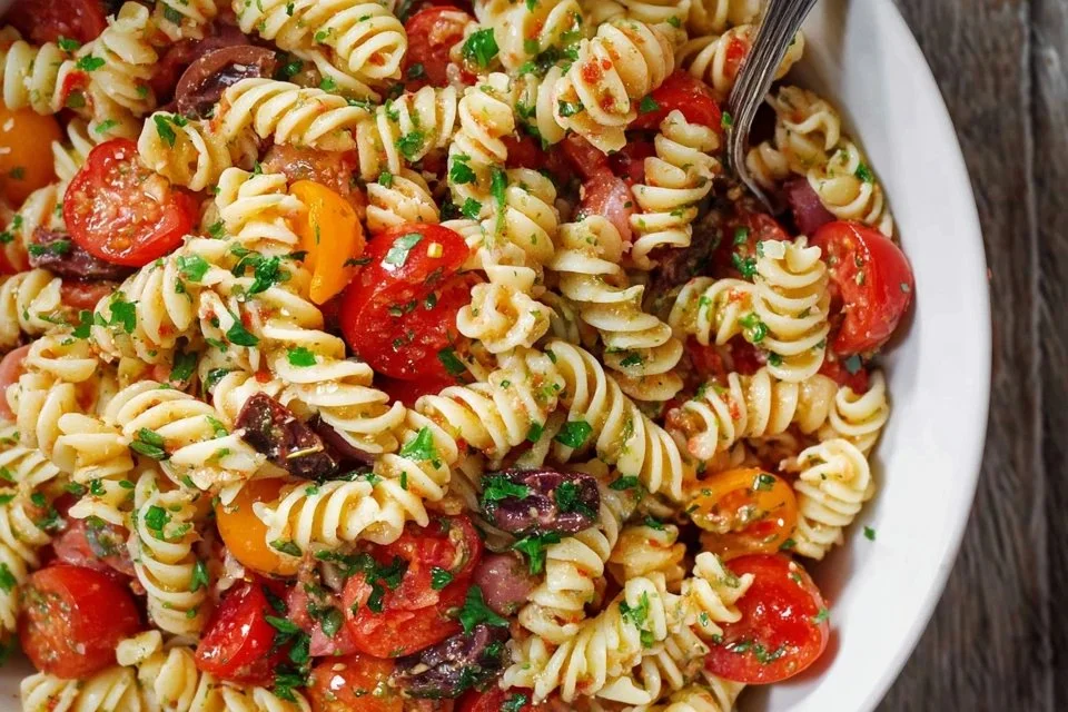 Italian Dressing Pasta Salad
