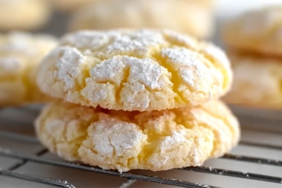 Lemon Crinkle Cookies