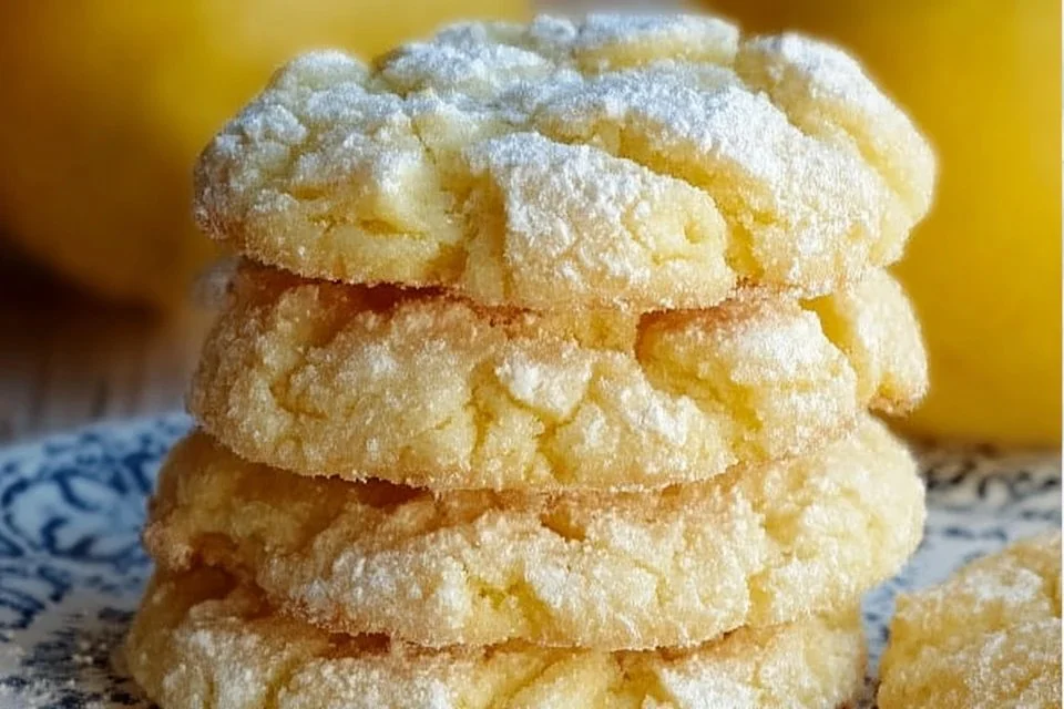 Lemon Gooey Butter Cookies