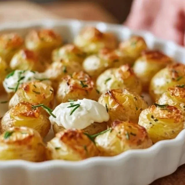 MINI LOADED BAKED POTATOES