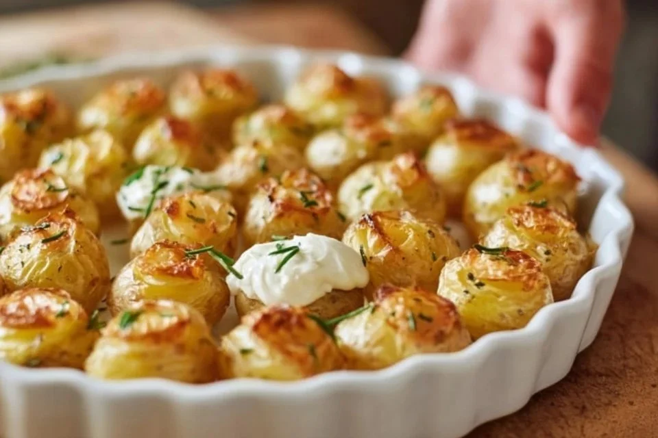 MINI LOADED BAKED POTATOES