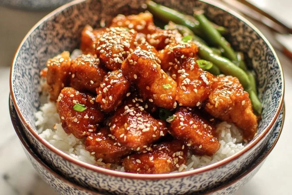Sesame Chicken (No Fry Method)