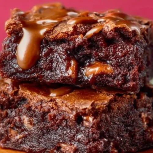 Delicious fudgy Touchdown Brownies, perfect for chocolate lovers and game day