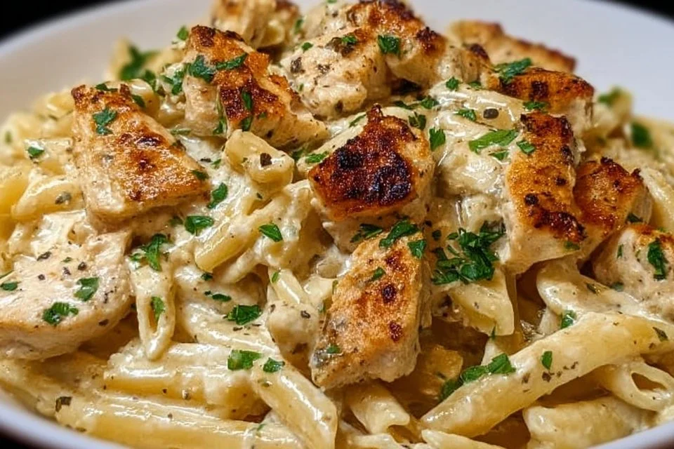 Creamy Boursin Chicken Pasta