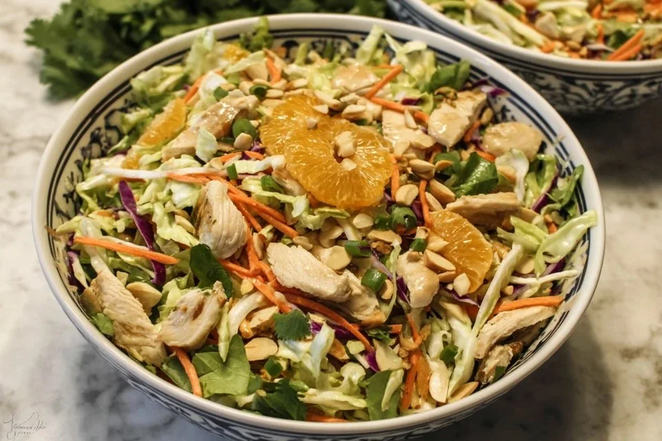 Asian Chicken Salad With Ginger Dressing