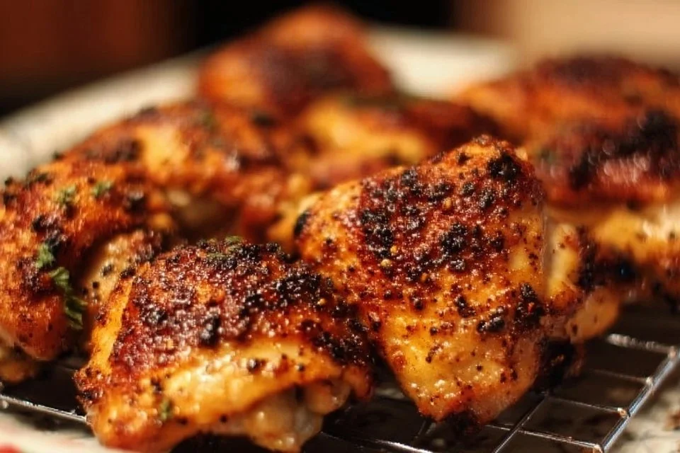 Oven Baked Chicken Thighs