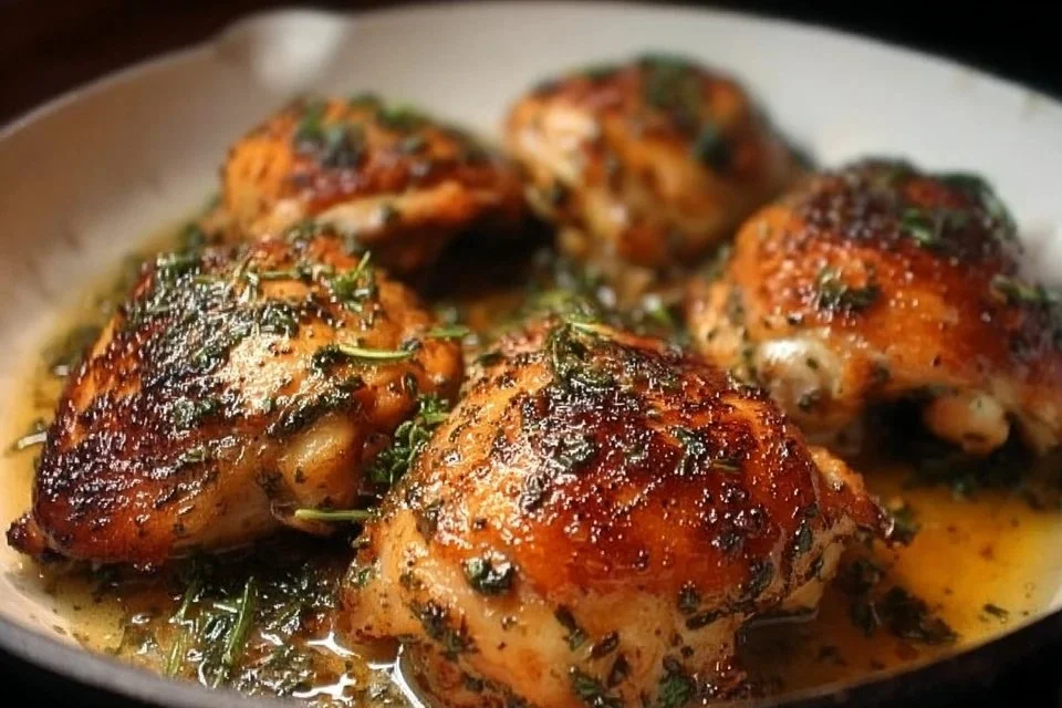 Garlic Butter Chicken Thighs