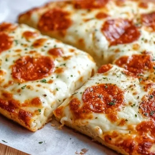 Ground chicken pizza crust ready for toppings and baking