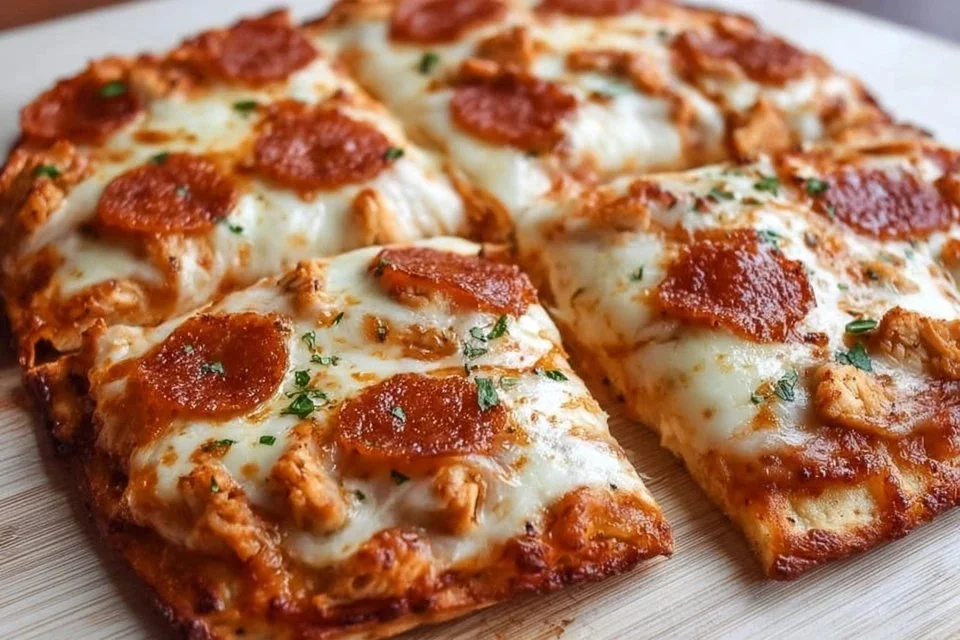 Ground Chicken Pizza Crust