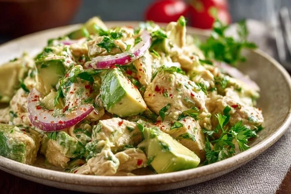 Avocado Chicken Salad High Protein