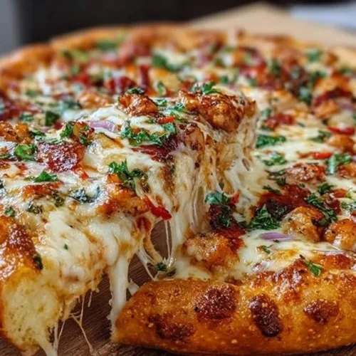 High protein chicken pizza crust for a nutritious and tasty meal option