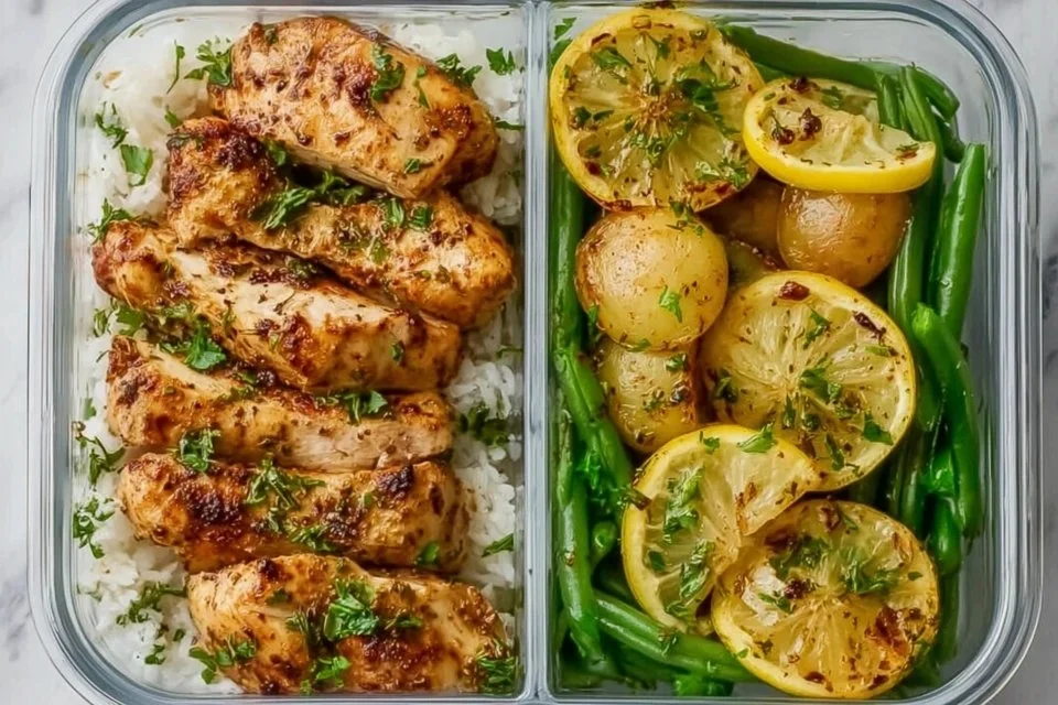 Lemon Garlic Chicken Meal Prep