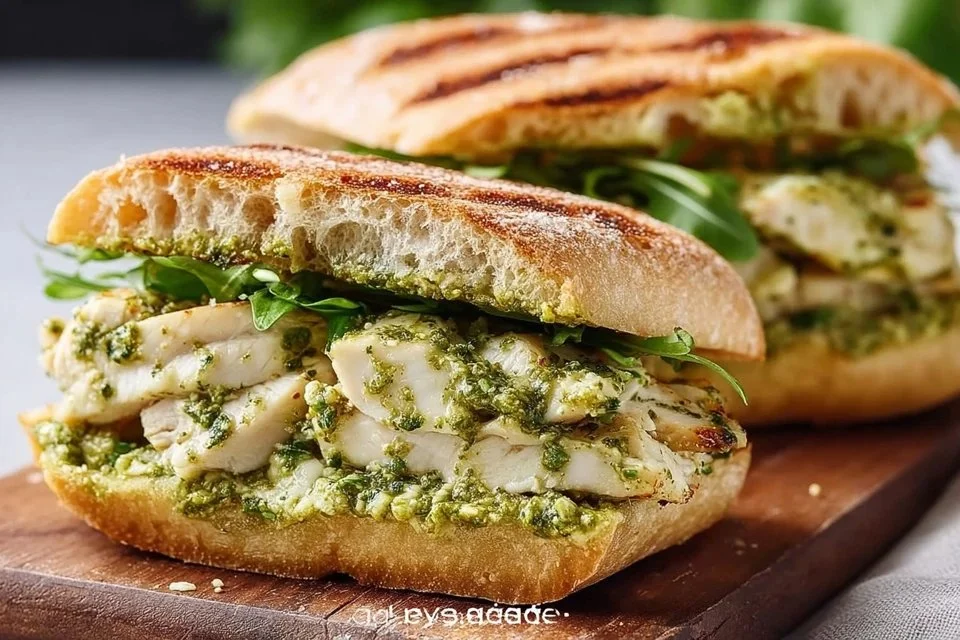 Chicken Pesto Sandwiches