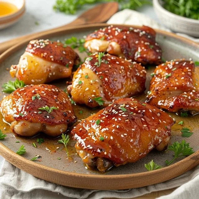 Cozy Honey Garlic Chicken Thighs