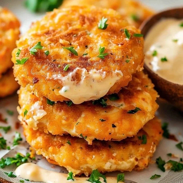 Crispy Cheesy Chicken Ranch Patties