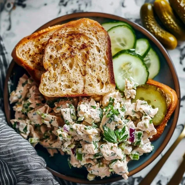 Dill Pickle Chicken Salad