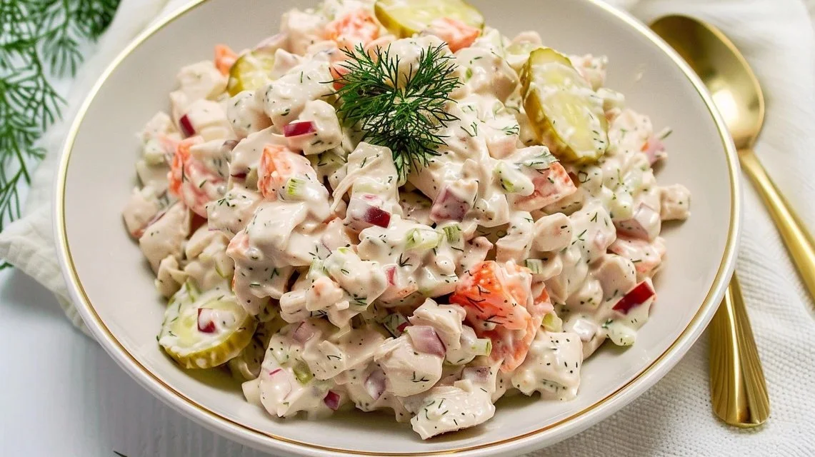 Dill Pickle Chicken Salad