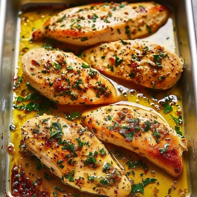 Garlic Butter Baked Chicken Breast Recipe