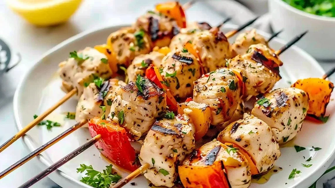 Greek Marinated Chicken Kabobs