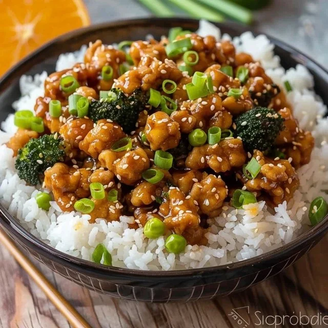 Ground Orange Chicken