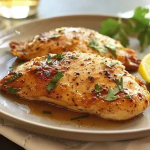 Melt-in-your-mouth chicken breast dish served with vegetables