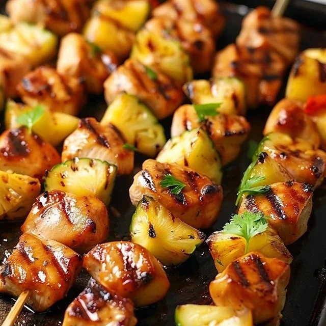 Pineapple Chicken Kabobs