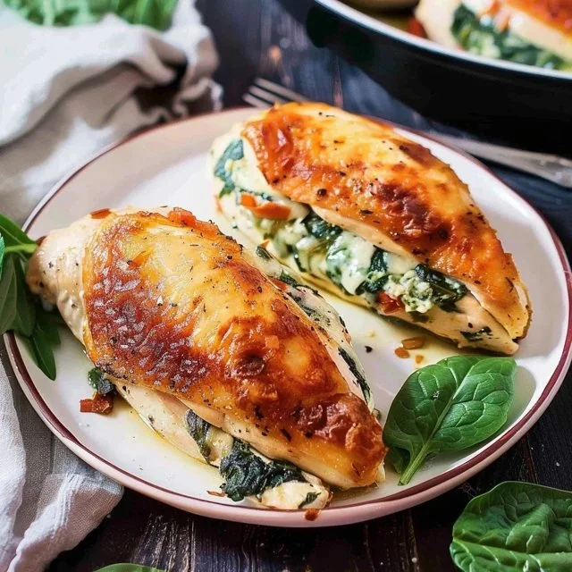 Spinach Stuffed Chicken