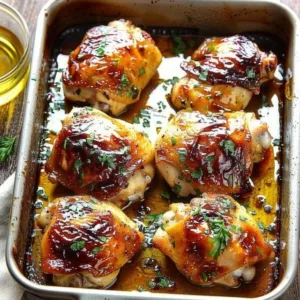 30-Minute oven baked boneless skinless chicken thighs recipe