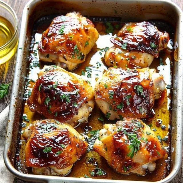 30-Minute oven baked boneless skinless chicken thighs recipe