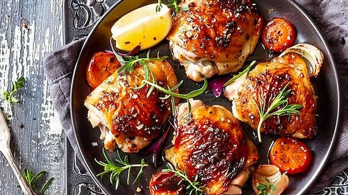 30-Minute Oven Baked Boneless Skinless Chicken Thighs