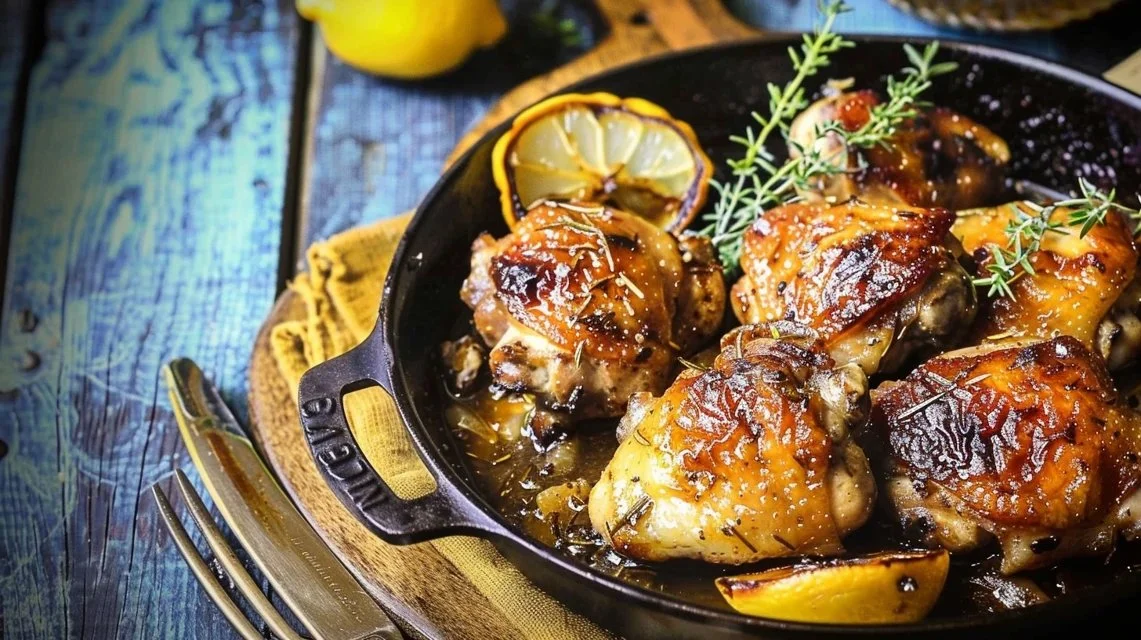 Baked Boneless Chicken Thighs with Simple Seasonings for Tender Taste