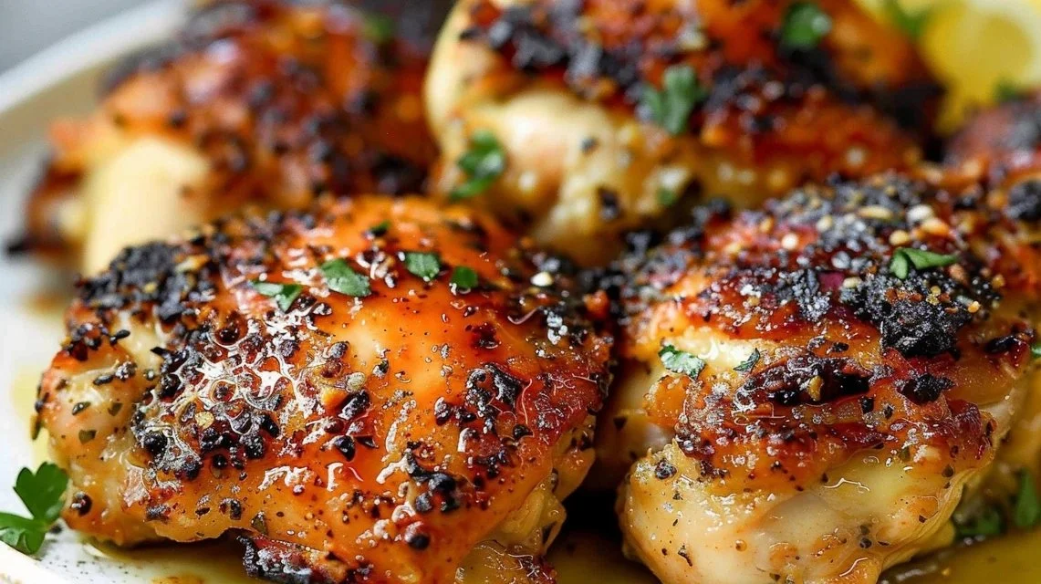 Garlic Parmesan Chicken Thighs