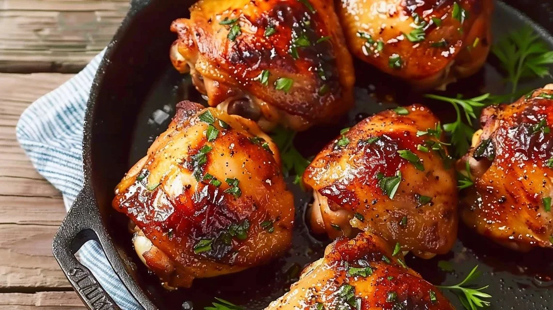 Bobby Flay’s Delicious Chicken Thighs with Creamy Garlic Magic